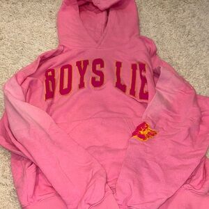 Boys Lie Pink Hoodie